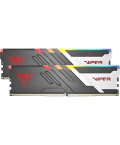 Patriot 64 GB DDR5-5200 Kit, memory (black, PVVR564G520C40K, Viper Venom RGB, XMP) Оперативная память (RAM)