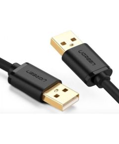 Ugreen 10311 USB cable USB 2.0 2 m USB A Black, Gold Data USB kabeļi