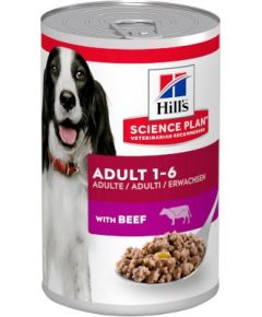 HILL'S Science Plan Canine Adult Beef - Wet dog food - 370 g Suņu barība