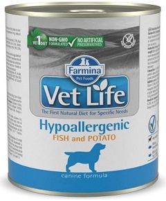Farmina Vet Life Diet DOG Hypoallergenic Fish&Potato 300 g Barība