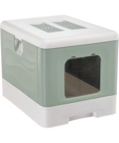 FERPLAST SAHARA TOILET GREEN kuweta dla kota Ящики для кошачьего туалета