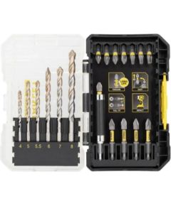 Urbju un skrūvgriežu uzgaļu komplekts Stanley STA88552-XJ; 19 gab. Piederumi urbjiem