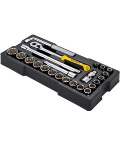 Uzgaļu komplekts Stanley STMT1-74726; 1/2''; 23 gab. Mehāniskie instrumenti