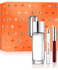 Clinique Happy Dárková sada EDP 50 ml, miniaturka EDP 10 ml a lesk na rty 3,4 ml 50ml Dāvanu komplekti