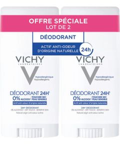 Vichy Deodorante Stick 24H Duo - Sada tuhých deodorantů 24 h proti pocení 40ml Духи и косметика