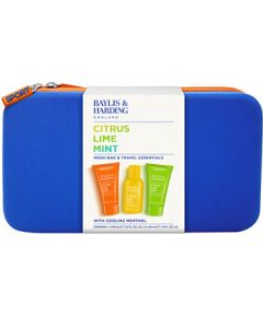 Baylis & Harding Man Wash Bag & Travel Essentials Set ( Citrus, Limetka & Máta ) - Dárková sada Духи и косметика