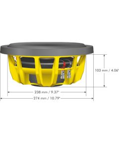 Ground Zero GZHW 10SPL-D2 FLAT Auto subvūferi