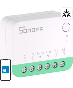 Sonoff MINIR4M Matter smart WiFi mini switch (HomeKit, SmartThings, Home Assistant). Viedie slēdži