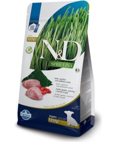 FARMINA N&D Spirulina Lamb Puppy Mini - dry dog food - 2 kg Suņu barība