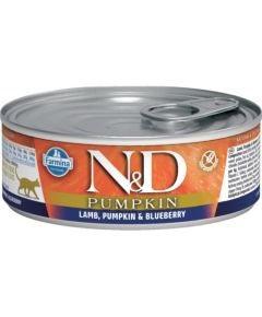 Farmina N&D Cat Lamb & Pumpkin & Blueberry  70g Kaķu konservi