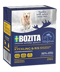 Bozita 4262 dogs moist food Chicken Adult 370 g Suņu barība