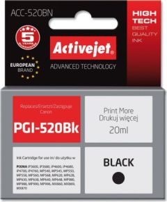 Activejet ACC-520BN Ink (replacement for Canon PGI-520BK; Supreme; 20 ml; black) Чернила для принтера