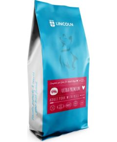 LINCOLN Ultra premium Medium and large Pork with rice - dry dog food - 12kg Suņu barība