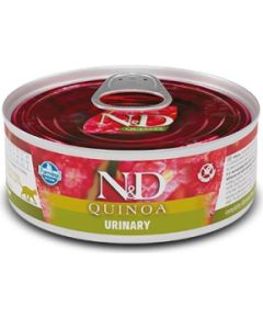 FARMINA N&D CAT Quinoa Urinary Adult - wet cat food - 80g Kaķu konservi