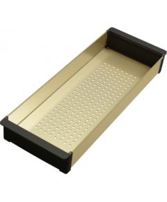 Franke Mythos Zelta krāsas Mythos Masterpiece sietiņa bļoda izlietnei Крупная бытовая техника