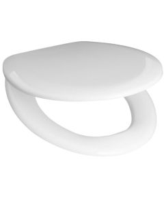 Jika poda sēdriņķis ar vāku Zeta, balts/hroms Podi uz grīdas