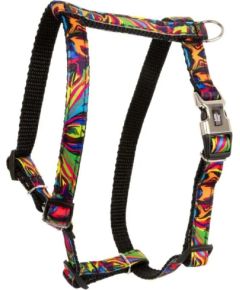 Dino Szelki dla psa, wz�r picasso, ta�ma polipropylenowa, 16mm/30-60cm czarne Citas preces