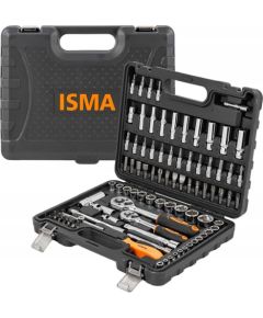 INSTRUMENTU KOMPLEKTS Isma  94elementi  1/4" , 3/8" (4-22mm) Jaunumi - Datori