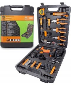 Isma INSTRUMENTU KOMPLEKTS AR SKRŪVMAŠĪNU UN AKB 57 ELEMENTI Новинки Компьютерная техника