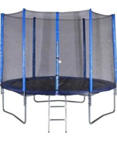 Trampolina Trampolina Ogrodowa Czarno-Niebieska z Siatką Jaunumi - Sports