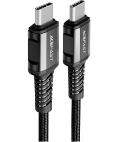 USB кабель Acefast C1-03 60W USB-C to USB-C 1.2m черный Дата USB-кабели