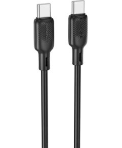 USB cable Borofone BX113 60W USB-C to USB-C 2.0m black Data USB kabeļi