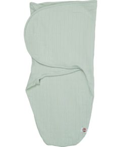 Lodger Bundler Solid kokvilnas autiņš mazuļa ietīšanai, Peppermint - BN 104 Miega guļammaisi, pidžamas