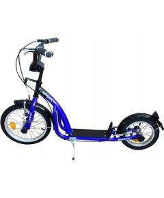 Hulajnoga Hulajnoga Niebieska Dwukołowa Z Pompowanymi Kołami 16/12 " Велосипеды