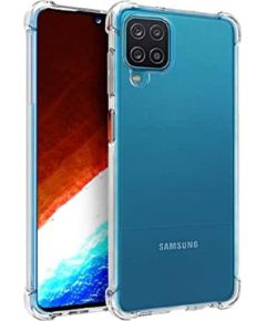 Evelatus Samsung  Galaxy A12 / M12 Military Shockproof Silicone Case TPU Transparent Чехлы - альтернативные