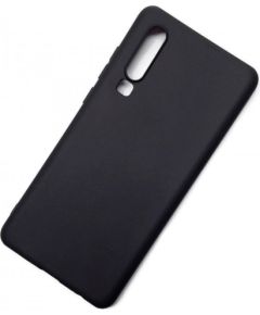 Evelatus Huawei  P30 Nano Silicone Case Soft Touch TPU Black Neoriģinālie Maciņi