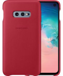 Samsung   Galaxy S10e Leather Cover EF-VG970LREGWW Red Чехлы - альтернативные