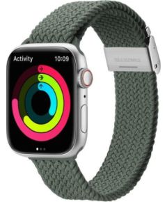Strap Dux Ducis Mixture II Series Apple Watch 38/40/41mm Olive Green Smart-Watch aksesuāri