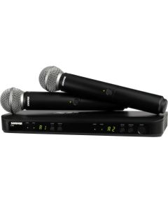 Shure BLX288E/SM58-H8E - System bezprzewodowy z odbiornikiem i mikrofonami Mикрофоны