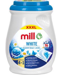 MILL PRO 2k laundry capsules White 70 pcs Tīrīšanas un Ķīmiskie līdzekļi