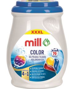 MILL PROFESSIONAL 3-chamber colour wash capsules 70 pcs. Tīrīšanas un Ķīmiskie līdzekļi