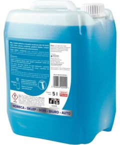 MILL CLEAN CLEANS 5 liters. A liquid cleaner for windows, mirrors, tiles, and countertops. It removes dust and grease stains without leaving streaks or smudges. The large 5-liter canister is ideal for cleaning companies, hotels, and offices. Tīrīšanas un Ķīmiskie līdzekļi