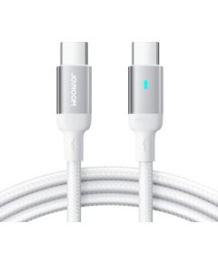 USB cable Joyroom S-CC100A10 Type-C to Type-C 100W 1.2m white Data USB kabeļi