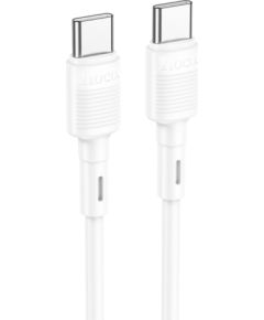 USB cable Hoco X83 60W Type-C to Type-C 1.0m white Data USB kabeļi