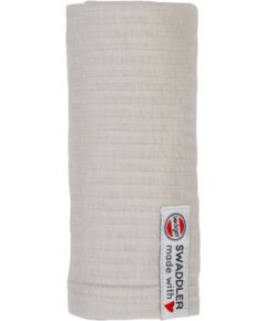 Lodger Swaddler Seersucker kokvilnas autiņš, 70x70 cm, Steel - SWS 108 Хлопковые подгузники, зажимы