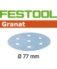 Festool Smilšpapīrs ekscentra slīpmašīnai Granat; 77 mm; P120; 50 gab. Dažādi diski