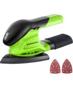 Deltveida slīpmašīna Greenworks G24FINSND; 24 V (bez akumulatora un lādētāja) Шлифовальные станки