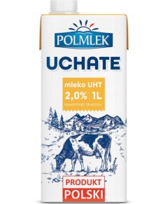 Piens UHT POLMLEK Uchate, 2%, 1l ( Iepak. x 12 ) Kafijas kapsulas, kafija