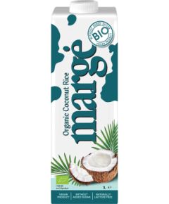 MargĖ Organiskais kokosriekstu un rīsu dzēriens MARGE, 1 l ( Gab. x 8 ) Kafijas kapsulas, kafija