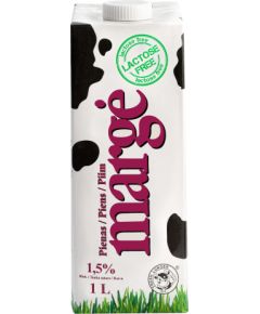 MargĖ Piens MARGE Bez laktozes 1.5%, UHT, 1 l ( Gab. x 12 ) Kafijas kapsulas, kafija
