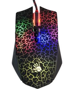 A4tech Bloody A70 spēļu pele | RGB efekts | 6200 CPI | USB | melna Peles, ievadierīces