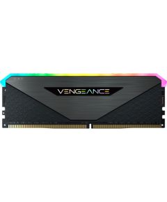 Corsair DDR4 - 16GB - 3200- CL - 16 Vengeance RGB RT Single black RAM Operatīvā atmiņa