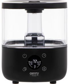 Camry CR 7973b Humidifier 23 W Water tank capacity 5 L Suitable for rooms up to 35 m² Ultrasonic Humidification capacity 100-260 ml/hr Black Увлажнители воздуха