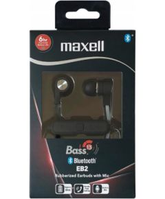 MAXELL Wireless Bluetooth Earbuds BASS-13 BT EP BLACK Austiņas