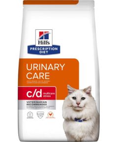 HILL'S PRESCRIPTION DIET Feline c/d Multicare Stress Dry cat food Chicken 1,5 kg Kaķu sausā barība