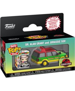 Funko Bitty Pop! Rides: Jurassic Park -  Dr. Alan Grant with Jurassic SUV Vinyl Figures Figūriņas un varoņi
